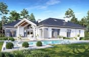 Projekt domu Willa Parkowa 6 modern A – wizualizacja 4