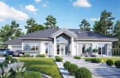 Projekt domu Willa Parkowa 6 modern B – wizualizacja 3