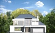 Projekt domu Willa Floryda 3 wariant B – elewacja frontowa