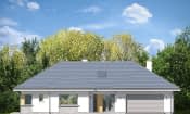 Projekt domu Willa Parterowa wariant E – elewacja frontowa 2