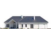 Projekt domu Willa Parkowa 6 D – elewacja ogrodowa