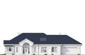 Projekt domu Willa Parkowa 8 A – elewacja frontowa