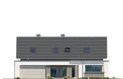 Projekt domu Hiacynt 7 – elewacja frontowa