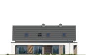 Projekt domu Hiacynt 7 – elewacja ogrodowa