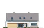 Projekt domu Hiacynt 7 B – elewacja frontowa