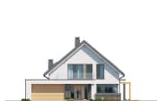 Projekt domu Amber – elewacja frontowa