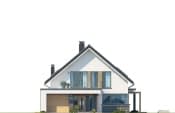 Projekt domu Amber 3 – elewacja frontowa