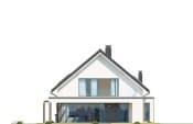 Projekt domu Amber 3 – elewacja ogrodowa