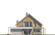Projekt domu Amber 4 – elewacja frontowa