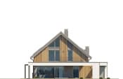 Projekt domu Amber 4 – elewacja ogrodowa