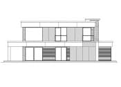 Projekt domu Willa Floryda 6 wariant B – wizualizacja