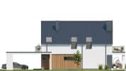 Projekt domu Miejski 4 – elewacja 1