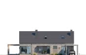 Projekt domu Wymarzony 9 D – elewacja frontowa